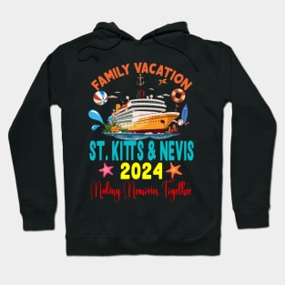 Family Vacation St. Kitts & Nevis 2024 Family Matching Group Summer Hoodie